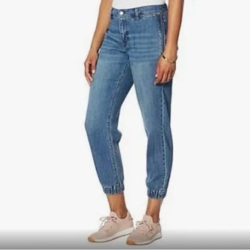 SkinnyGirl Women's 24W Cheryl Denim Jogger Jeans, Mid-Rise NWT